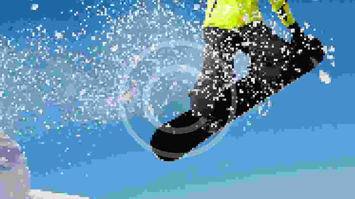 A Perfect Day for Snowboarding in Venice